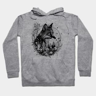 Fox linework Hoodie